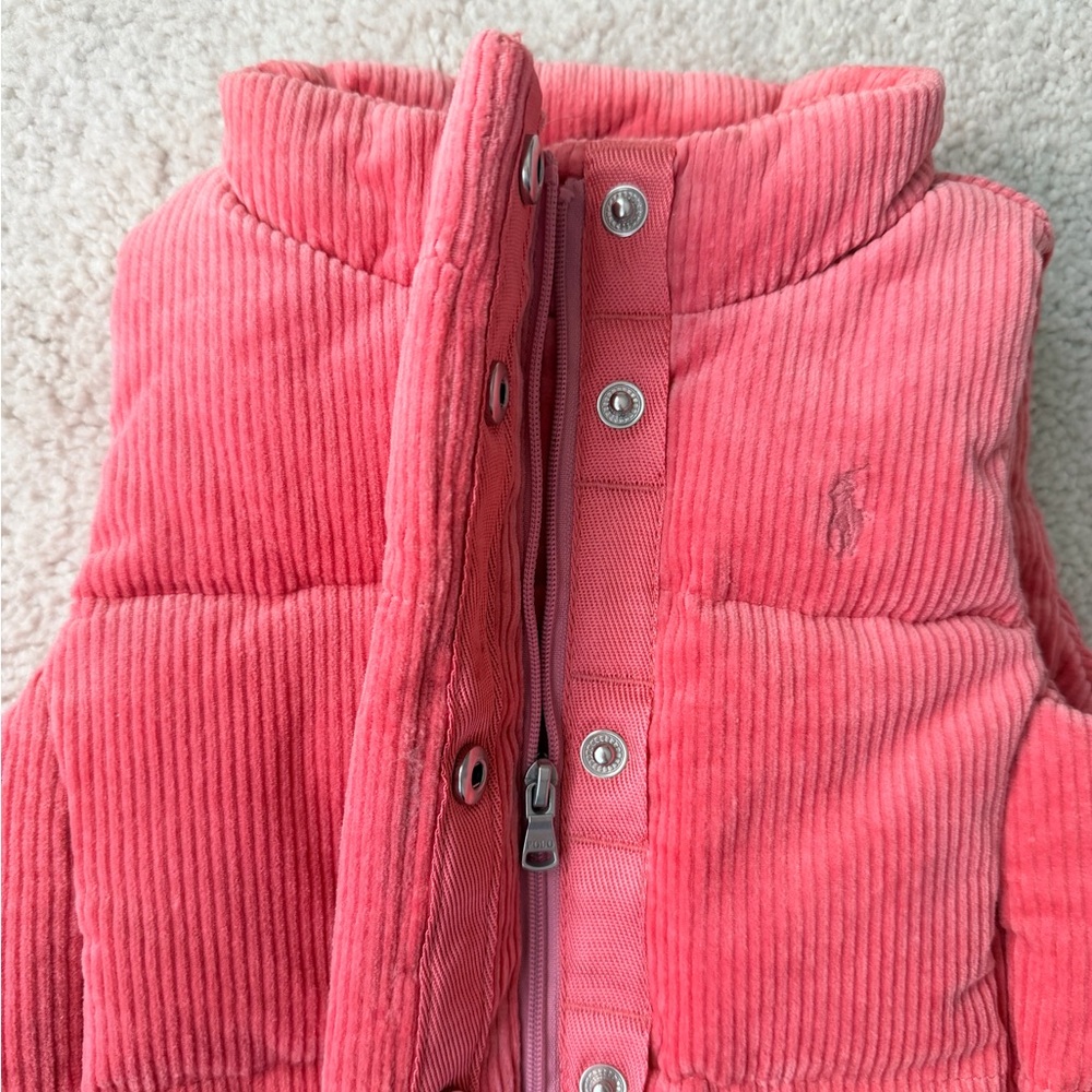 Ralph Lauren Corduroy Puffer Down Vest - Picture 3 of 10